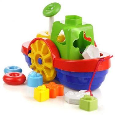 Imagem de Brinquedo Educativo Barco Didático Flutua - MERCOTOYS