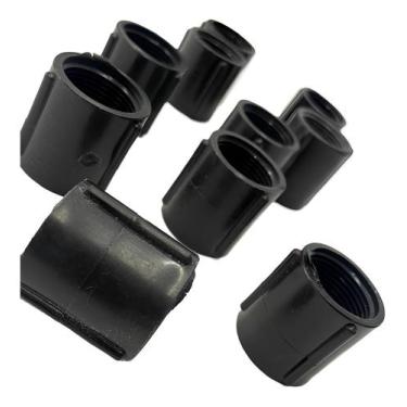 Imagem de Kit10 luva pvc 1 1/2 preta - SEMELHANTE