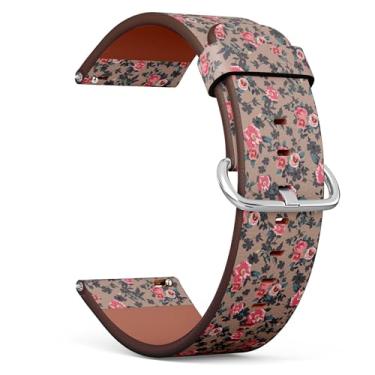 Imagem de Pulseira de relógio inteligente compatível com Amazfit GTS 4 / GTS 4 Mini/GTS 3 / GTS 2 / GTS 2 mini/GTS, 20 mm (motivos botânicos florais da moda)