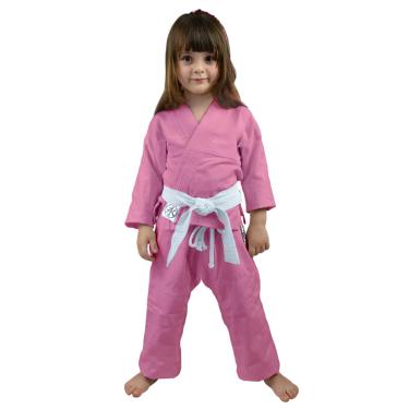 Imagem de Keiko, Kimono Reforçado Juvenil, Unissex, Rosa, M3
