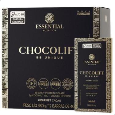 Imagem de Barra Chocolift Be Unique 40g (480g) 12 Unidades Essential - Essential