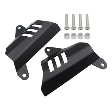 Imagem de predolo Protetores de garfo dianteiro, de proteção de montagem, acessórios de capa deslizante de garfo preto resistente para Adv 350