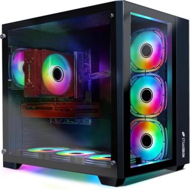Imagem de STGAubron Computador PC Gaming Desktop, GeForce RTX 3060 12G Graphics, Intel Core i7-10700KF até 5.1G, 16GB DDR4, 1TB SSD, WiFi, BT 5.0, RGB Fanx7, RGB Mouse Pad, RGB BT Sound Bar & Gaming Mic