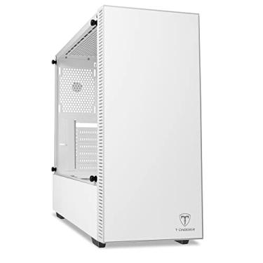 Imagem de Gabinete Gamer T-Dagger Cube Branco Atx E Micro Atx Lateral De Vidro Temperado - T-Tgc305W