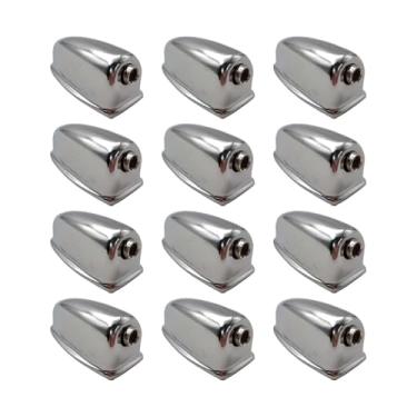 Imagem de MERIGLARE 12 peças de acessórios de metal para caixa de bateria, acessórios portáteis de percussão, orelha de bateria para gravação de palco, músicos de