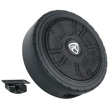 Imagem de Rockville Subwoofer Sub-Assento Fino Sob o Assento Roda do Baixo