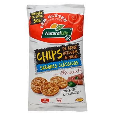 Imagem de Chips de Arroz Integral e Milho Natural Life - Sabor Presunto - Sem Glúten - 70g