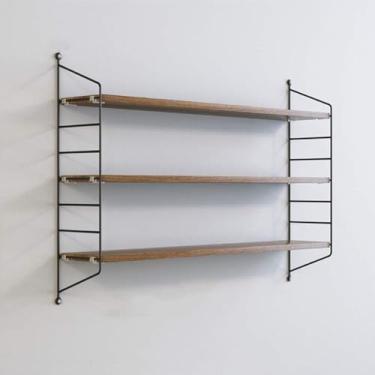 Imagem de Prateleira Flutuante Prateleira De Parede De Ferro Estilo Nórdico Estante De Parede De 3 Camadas Sala De Estar Tv Parede Decoração De Quarto, A, 80X20X75CM