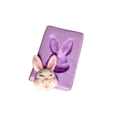 Imagem de F995 molde de silicone coelho confeitaria biscuit - confeitaria dos mo