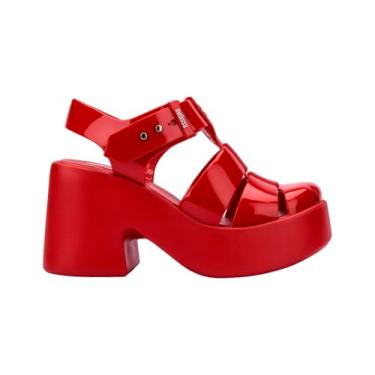 Imagem de Melissa Lulu Plataforma feminina, Vermelho, 36