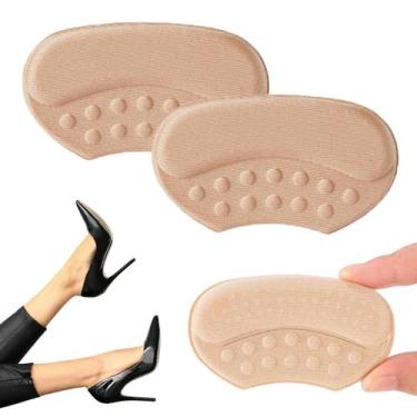 Imagem de 1 Par Protetor De Calcanhar Autoadesivo Almofada Confortável Para Sapa