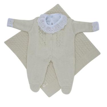 Imagem de Kit de Maternidade Trabalhado e Body Gola e Punho de Renda - Kowak, Be