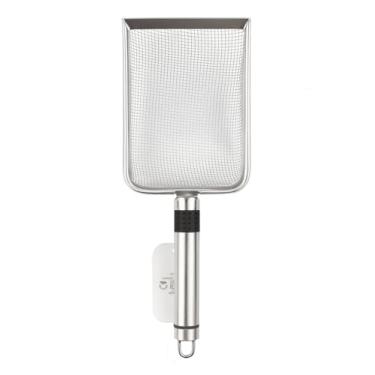 Imagem de Pazinha Higiênica lavavel Peneira Coletora de Areia para Gatos Aço Inox 2,00 mm Remove Torrões da caixa de areia