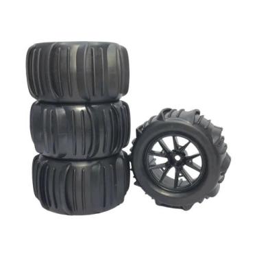 Imagem de Pneus De Neve E Areia 4 Peças Para Carros RC Off-road Wltoys 1/14 1/16
