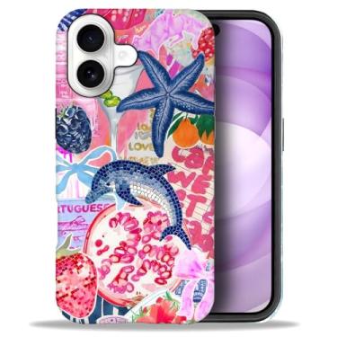 Imagem de Capa para WSZ26W, capa fosca para mulheres e meninas, capa protetora contra arranhões - vintage verão litoral oceano