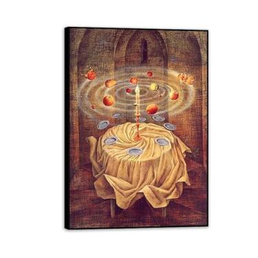 Imagem de Remedios Varo Decor Prints Still life Resliciting Canvas Surrealism Wall Decor Remedios Varo Arte de parede emoldurada para sala de estar banheiro presente pronto para pendurar 42 x 30 cm (43.2x30.5