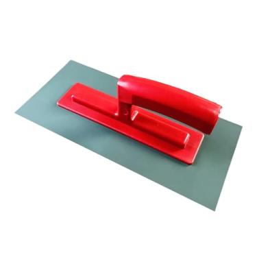 Imagem de ＡＷＨＡＯ Desempenadeira de acabamento de concreto Desempenadeira de reboco Ferramentas de construção Pega confortável para raspar, Vermelho