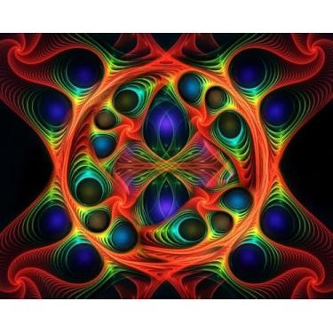 Imagem de Quadro Decorativo com Estampa Cover For Writing Postssocial Networks Framing 50 x 50 Vinil 3 unidades