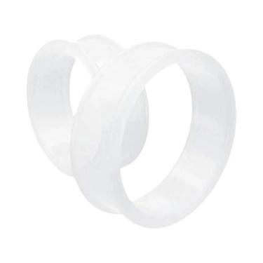 Imagem de Plugue De Túnel De Orelha Duplo Flexível De Silicone Superdimensionado