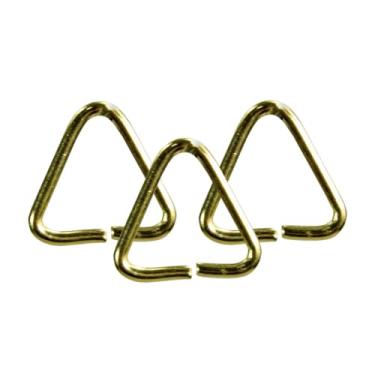 Imagem de Elo Para Chaveiro Argola Triangulo Para Confecção de Chaveiros e Artesanato 8mm (DOURADO)