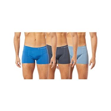 Imagem de Kit 12X1 Cuecas Boxer, RP Basic, Masculino, Celeste/Azul/Cinza, P