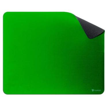 Imagem de Mouse Pad TopGet ProControl | Gamer & Home Office | Precisão, Deslize Suave | Base Borracha Antiderrapante, Poliéster Durável | 22x18 cm (Verde)
