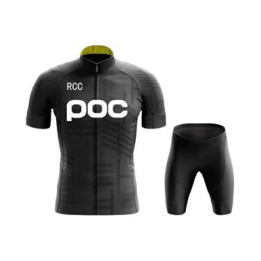 Imagem de Conjunto De Jersey E Culote De Ciclismo MTB Masculino De Secagem Rápid