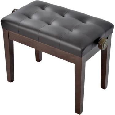 Imagem de Banco Para Piano com Regulagem Banqueta luxo sonata 212 brown