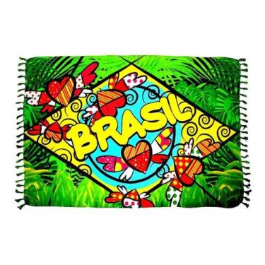 Imagem de Canga de Praia do Brasil - Azul - Besakih, Verde escuro