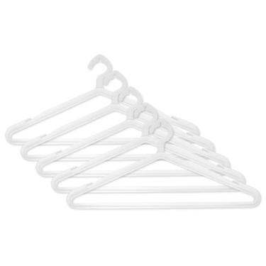 Imagem de Kit De Cabides Adulto Branco Preto 200 Peças Para Lavanderia - Russo A