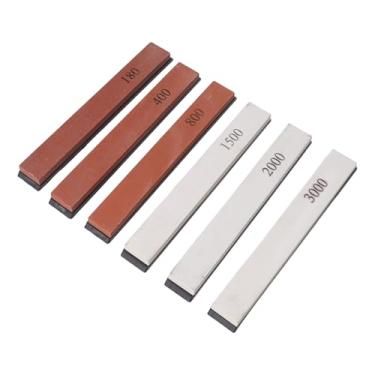 Imagem de Zerodis Pedra de Afiar Faca Ferramentas de Cozinha para Jardinagem Doméstica Conjunto de Pedra de Amolar para Facas e Tesouras Com Guia de ângulo Embutido Seis Grãos para Todas As Use de Afiar Premium