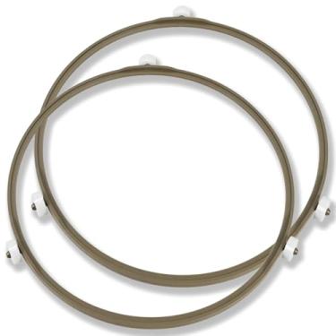 Imagem de Pacote com 2 anéis para toca-discos de micro-ondas 23,5 cm 5889W2A012D,5889W2A012F,5889W2A012P, anel de suporte de rolo giratório para mesa giratória de microondas, compatível com bandeja giratória de