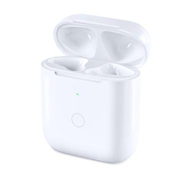 Imagem de Capa compatível com Pod 1ª e 2ª geração, capa Pod 1 2 com botão de sincronização de emparelhamento Bluetooth, branca