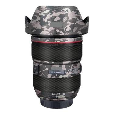 Imagem de EF 24-70 2.8L II Adesivo de lente de câmera antirriscos para Canon EF 24-70 mm F2.8 L II Capa protetora de revestimento (Camuflagem de campo)