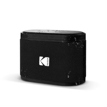 Imagem de KODAK Alto-falante Bluetooth SOUNDBRIX com som HD, portátil, sem fio, IPX4, resistente à água, até 5H, Playtime V5.4 para festas em casa, ao ar livre, praia, aparelhos eletrônicos, presente de
