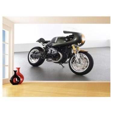 Imagem de Papel De Parede 3D Moto Sport Bike Cafe Racer 3,5M Bkm49 - Você Decora