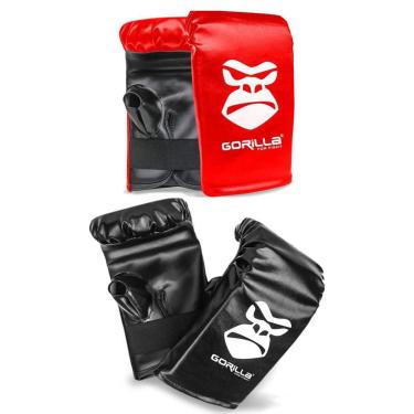 Imagem de Kit Duas Luvas Bate Saco Infantil Comercial Para Treino Boxe Muay Thai MMA-Unissex