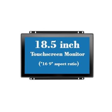 Imagem de Monitor capacitivo de tela táctil de quadro aberto de 18,5 polegadas, 1920x1080, VESA + Panel Mount, para quiosco, automação, POS, Vending, HMI e sinalização digital 7x24h trabalho