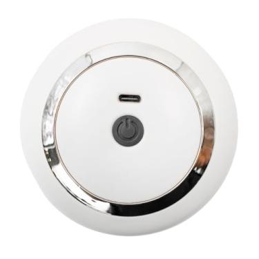 Imagem de Massageador Elétrico de Cabeça USB, 3 Níveis de Velocidade, Recarregável 600mAh, Plástico e Silicone, 10 Minutos de Funcionamento, 5W, Branco