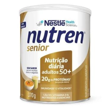 Imagem de Nutren Senior Suplemento Alimentar Adulto Sem Sabor 370G, 370g, Sem Sa