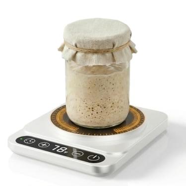 Imagem de Pakusane Aquecedor De Fermento Natural 2.0 Com Adaptador Usb Para Cozinha, Controle Preciso De Termostato De 1 °F (70-100 °F), Aquecimento Automático Ligado/Desligado, Temporizador De 12 Horas, Revo