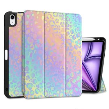 Imagem de DONGKE Capa para iPad Air de 11 polegadas M3 2025 / M2 2024 e iPad Air 5ª 2022/4ª geração 2020 10,9 polegadas, capa traseira ultrafina de TPU macio com suporte para lápis com suporte para