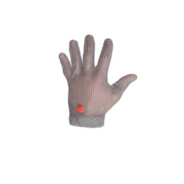 Imagem de Luva De Segurança Malha Aço Inox Açougue Anti-corte - MANULATEX-LEAL, 