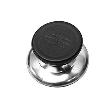 Imagem de Puxador de Tampa Panela Aço Inoxidável Combinado com PP Ferramenta Cozinha Resistente para a Maioria dos Buracos Montagem Fácil Instalar Limpar e Subs