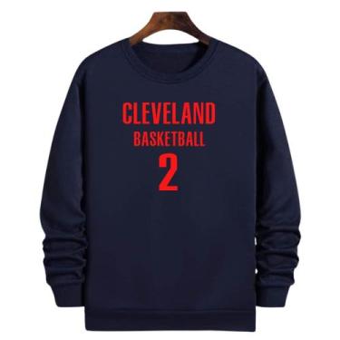 Imagem de Blusa Moletom Gola Basquete Cleveland Basketball número 2 - Loja Click