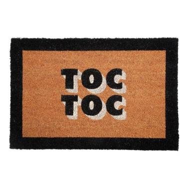 Imagem de Capacho Toc Toc Preto - Westwing Collection, Preto