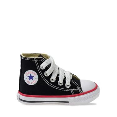 Imagem de Tênis Infantil Converse All Star Ct Core Hi (18 ao 25) Ck0003 (ver22) Cor Preto Tamanho 22