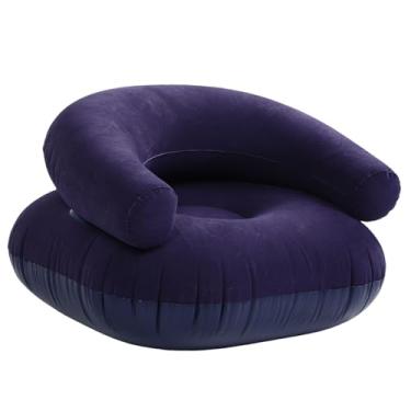 Imagem de Zerodis Saco de Feijão Inflável Cadeira Sacos de Feijão sofá Preguiçoso Dobrável Cadeira Inflável Portátil para Adultos Crianças Terno para Dormitório Sala de Jogos Sala de Estar Quarto Saco de