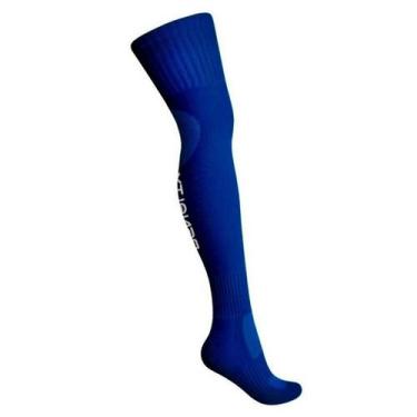 Imagem de Meião Masculino Penalty Matis Cano Longo Futebol 413637, Azul, 29/32