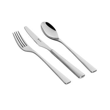 Imagem de Faqueiro em aço inox Saint James New Silhouette 130 Peças: Design e modernidade para a sua mesa